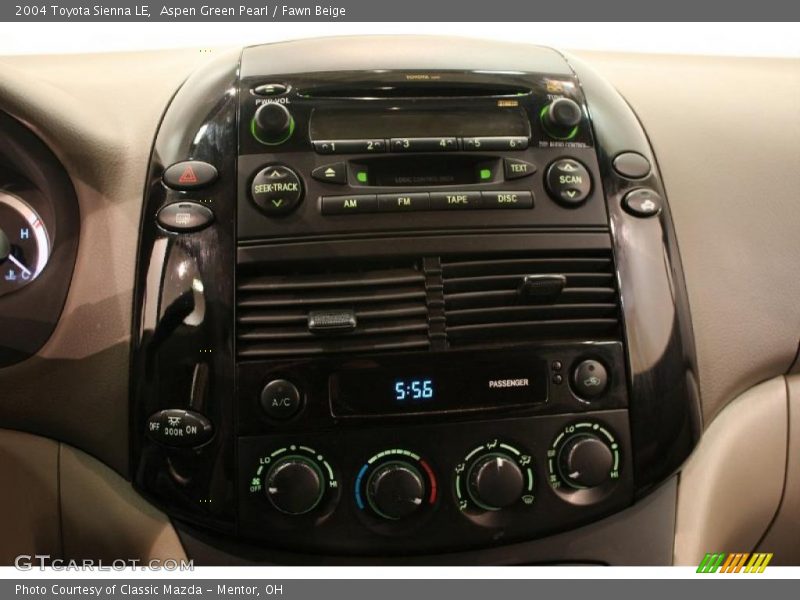 Aspen Green Pearl / Fawn Beige 2004 Toyota Sienna LE