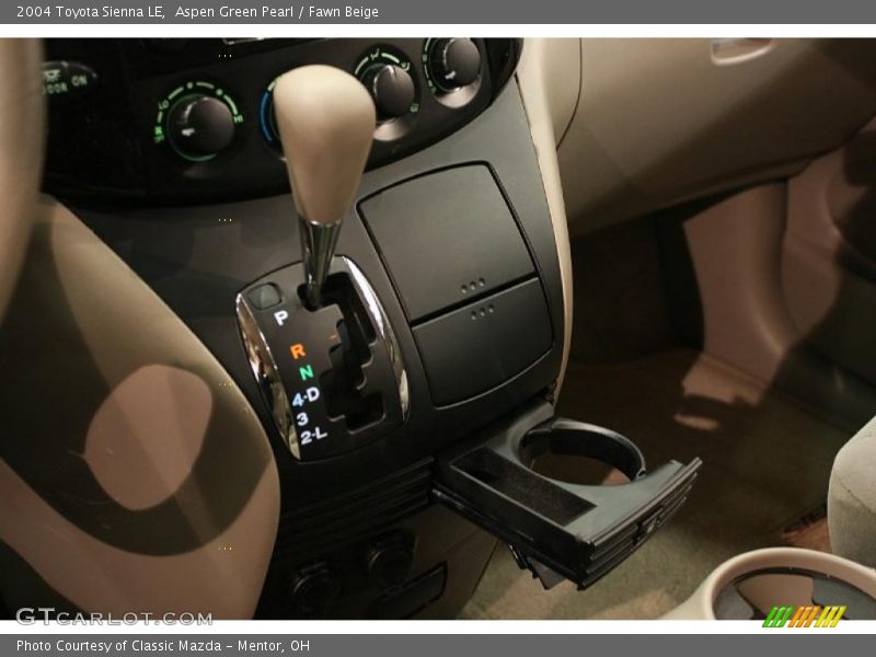Aspen Green Pearl / Fawn Beige 2004 Toyota Sienna LE