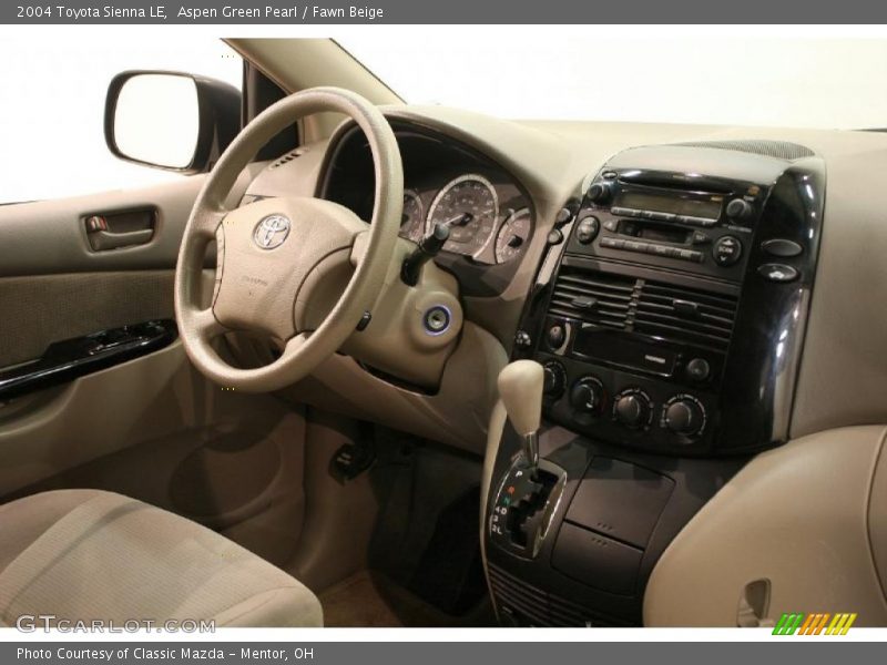 Aspen Green Pearl / Fawn Beige 2004 Toyota Sienna LE
