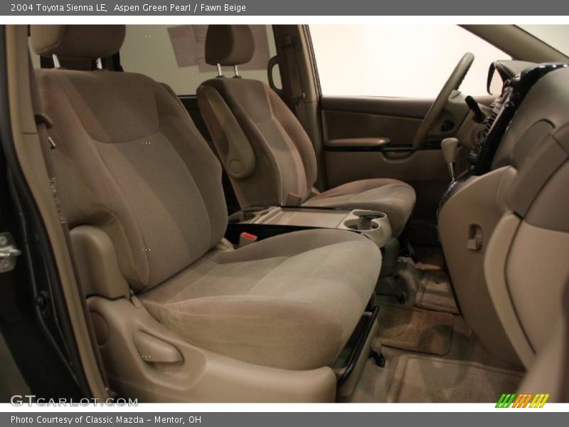 Aspen Green Pearl / Fawn Beige 2004 Toyota Sienna LE