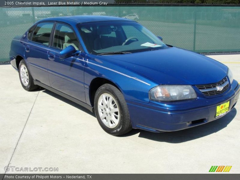 Laser Blue Metallic / Medium Gray 2005 Chevrolet Impala