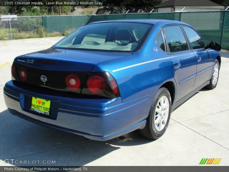Laser Blue Metallic / Medium Gray 2005 Chevrolet Impala