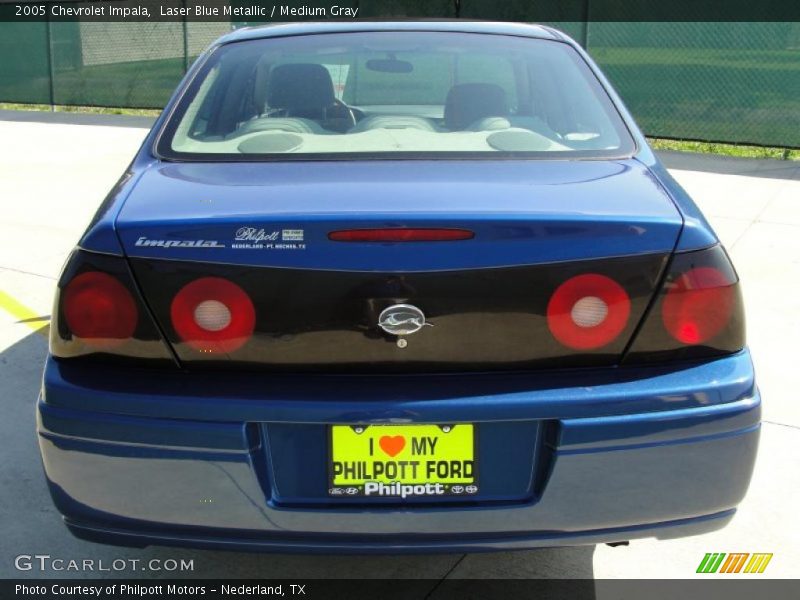 Laser Blue Metallic / Medium Gray 2005 Chevrolet Impala