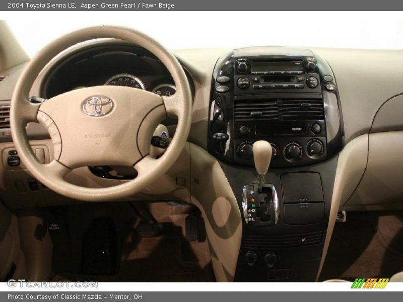 Aspen Green Pearl / Fawn Beige 2004 Toyota Sienna LE