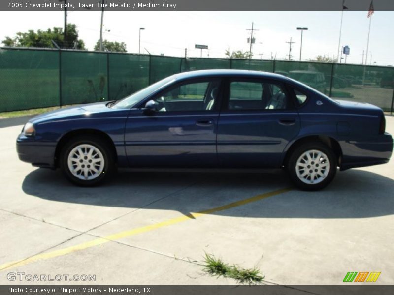 Laser Blue Metallic / Medium Gray 2005 Chevrolet Impala