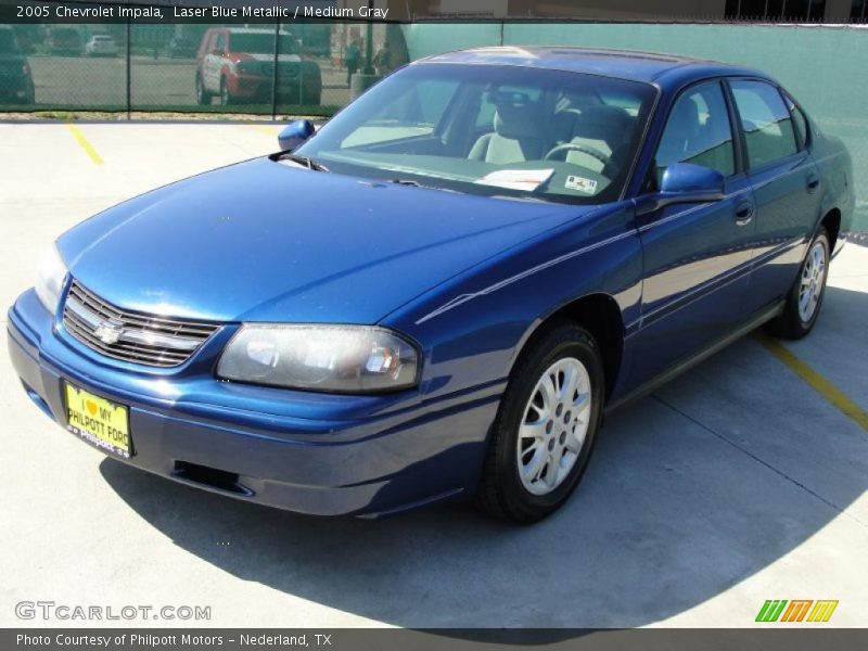 Laser Blue Metallic / Medium Gray 2005 Chevrolet Impala