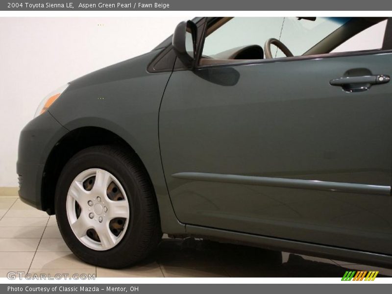 Aspen Green Pearl / Fawn Beige 2004 Toyota Sienna LE