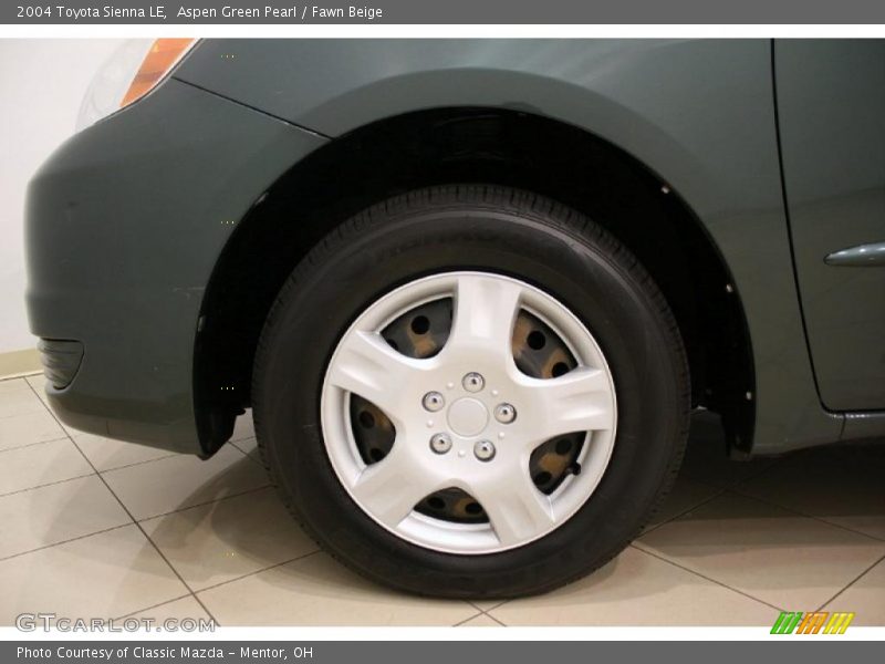 Aspen Green Pearl / Fawn Beige 2004 Toyota Sienna LE