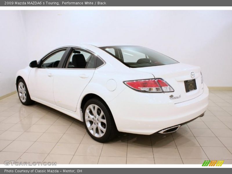 Performance White / Black 2009 Mazda MAZDA6 s Touring