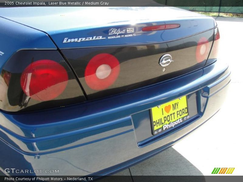 Laser Blue Metallic / Medium Gray 2005 Chevrolet Impala