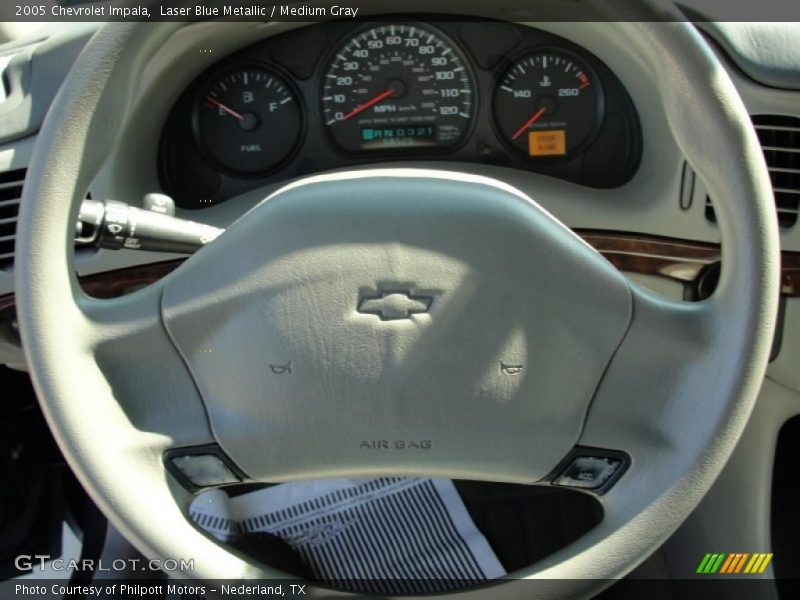 Laser Blue Metallic / Medium Gray 2005 Chevrolet Impala