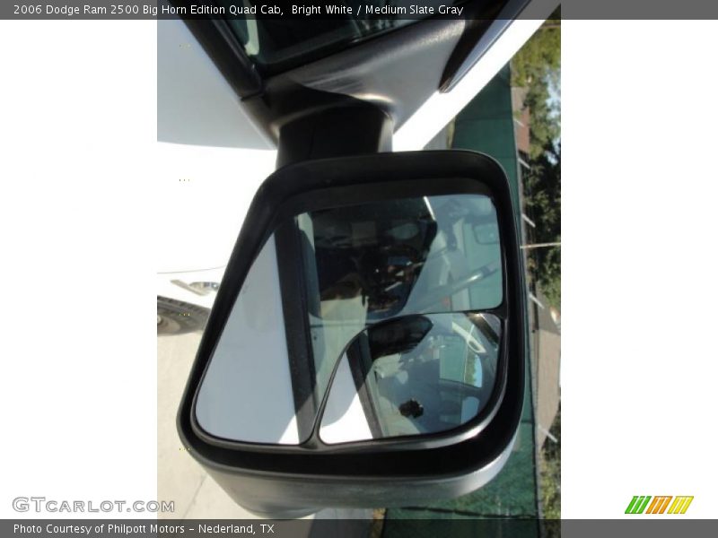 Bright White / Medium Slate Gray 2006 Dodge Ram 2500 Big Horn Edition Quad Cab