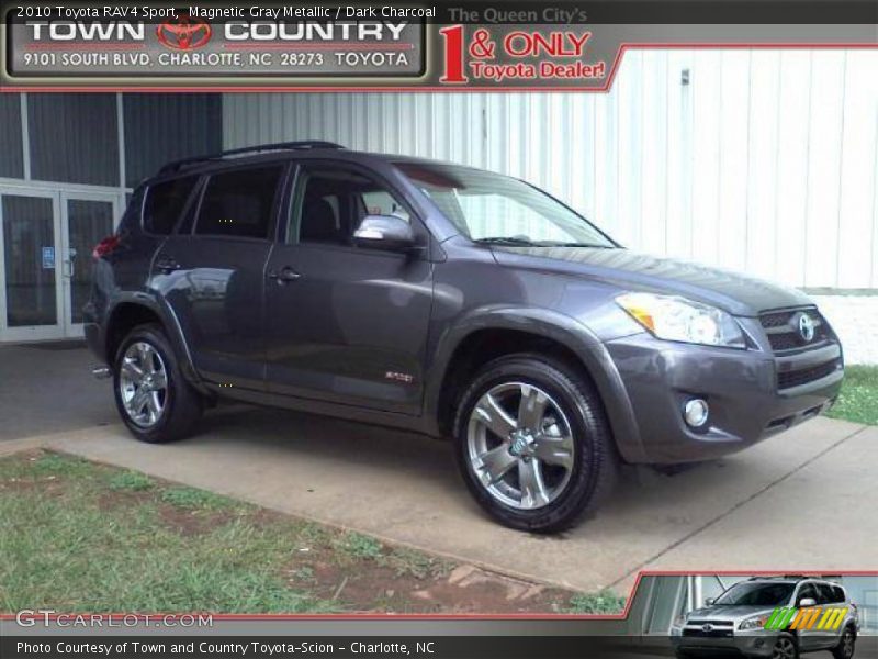 Magnetic Gray Metallic / Dark Charcoal 2010 Toyota RAV4 Sport