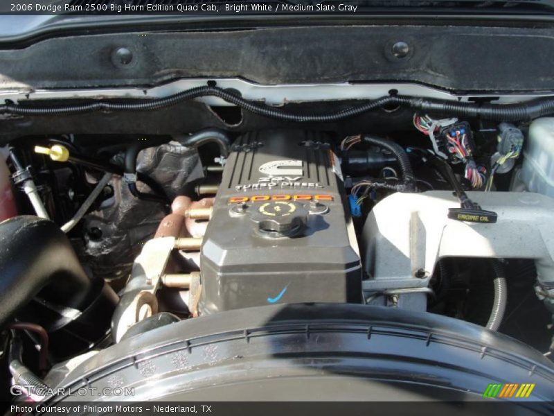  2006 Ram 2500 Big Horn Edition Quad Cab Engine - 5.9 Liter OHV 24-Valve Cummins Turbo Diesel Inline 6 Cylinder