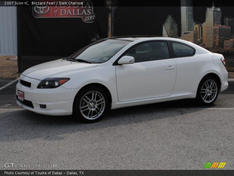 Blizzard Pearl / Dark Charcoal 2007 Scion tC