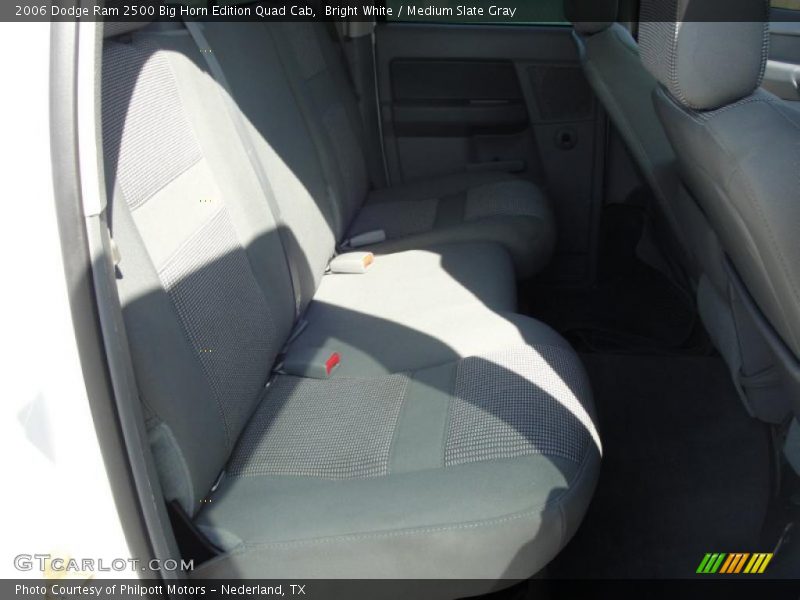 Bright White / Medium Slate Gray 2006 Dodge Ram 2500 Big Horn Edition Quad Cab