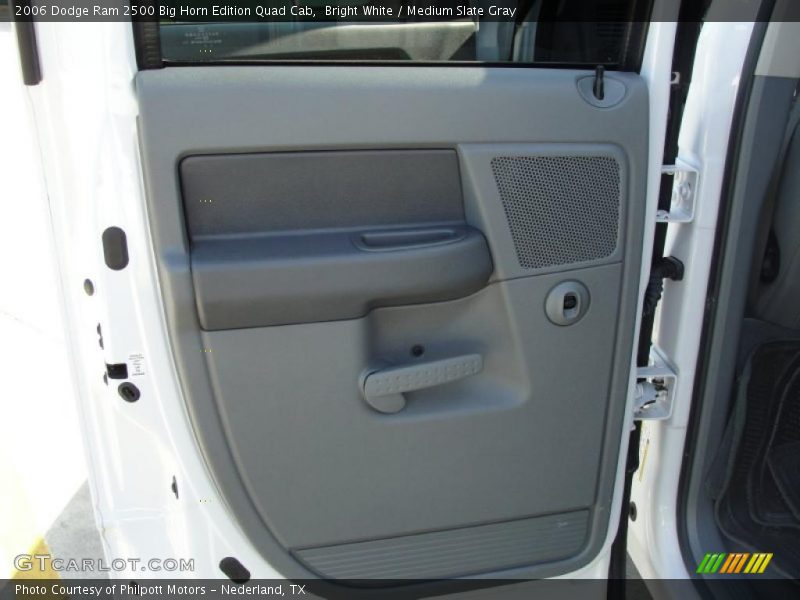 Bright White / Medium Slate Gray 2006 Dodge Ram 2500 Big Horn Edition Quad Cab
