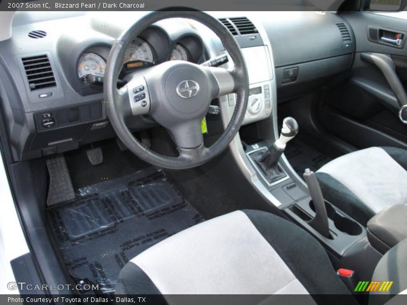 Blizzard Pearl / Dark Charcoal 2007 Scion tC