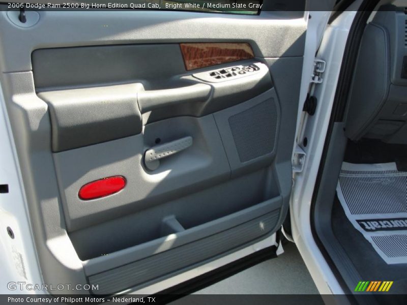 Bright White / Medium Slate Gray 2006 Dodge Ram 2500 Big Horn Edition Quad Cab