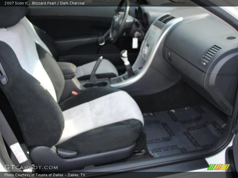 Blizzard Pearl / Dark Charcoal 2007 Scion tC