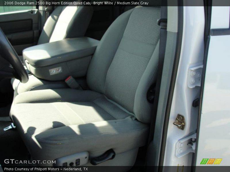 Bright White / Medium Slate Gray 2006 Dodge Ram 2500 Big Horn Edition Quad Cab