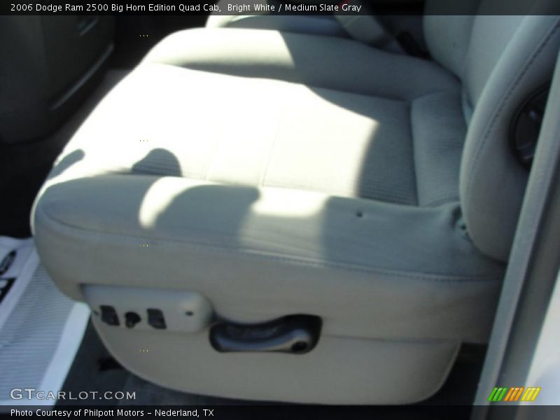 Bright White / Medium Slate Gray 2006 Dodge Ram 2500 Big Horn Edition Quad Cab