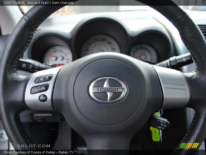 Blizzard Pearl / Dark Charcoal 2007 Scion tC