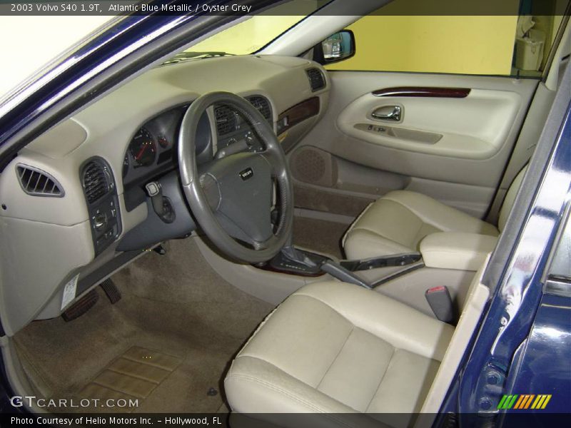 Atlantic Blue Metallic / Oyster Grey 2003 Volvo S40 1.9T