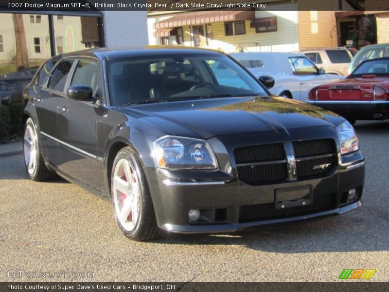 Brilliant Black Crystal Pearl / Dark Slate Gray/Light Slate Gray 2007 Dodge Magnum SRT-8