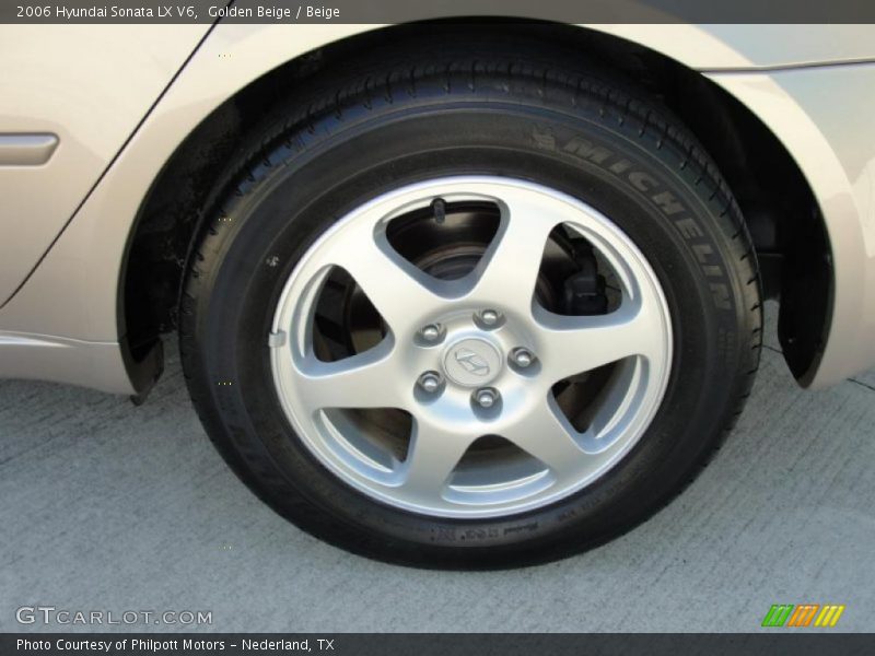 Golden Beige / Beige 2006 Hyundai Sonata LX V6