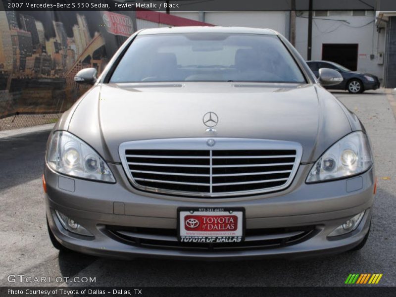 Pewter Metallic / Black 2007 Mercedes-Benz S 550 Sedan