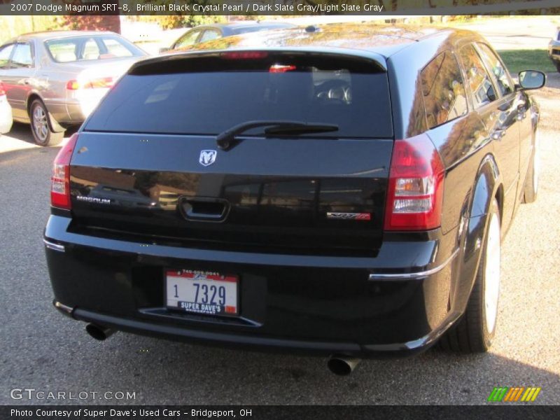 Brilliant Black Crystal Pearl / Dark Slate Gray/Light Slate Gray 2007 Dodge Magnum SRT-8