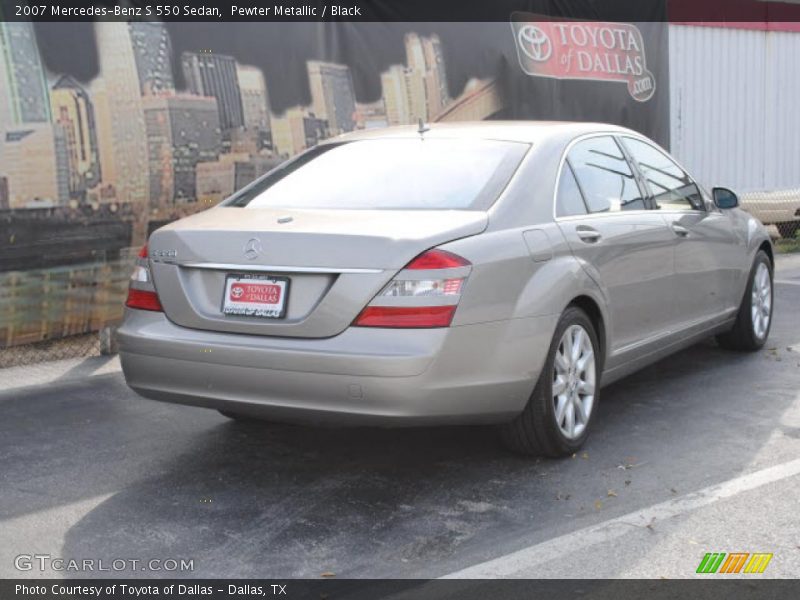 Pewter Metallic / Black 2007 Mercedes-Benz S 550 Sedan