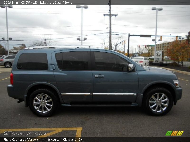 Lakeshore Slate / Stone 2009 Infiniti QX 56 4WD