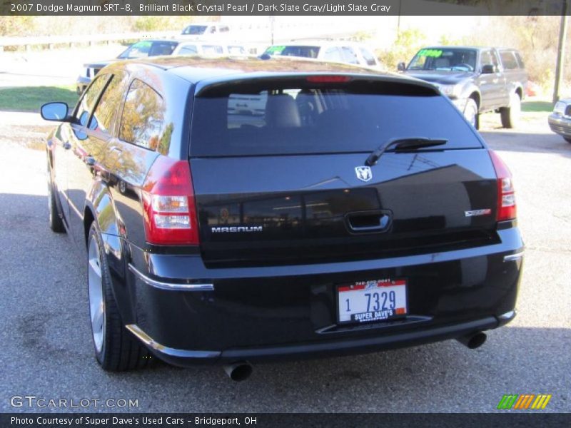 Brilliant Black Crystal Pearl / Dark Slate Gray/Light Slate Gray 2007 Dodge Magnum SRT-8