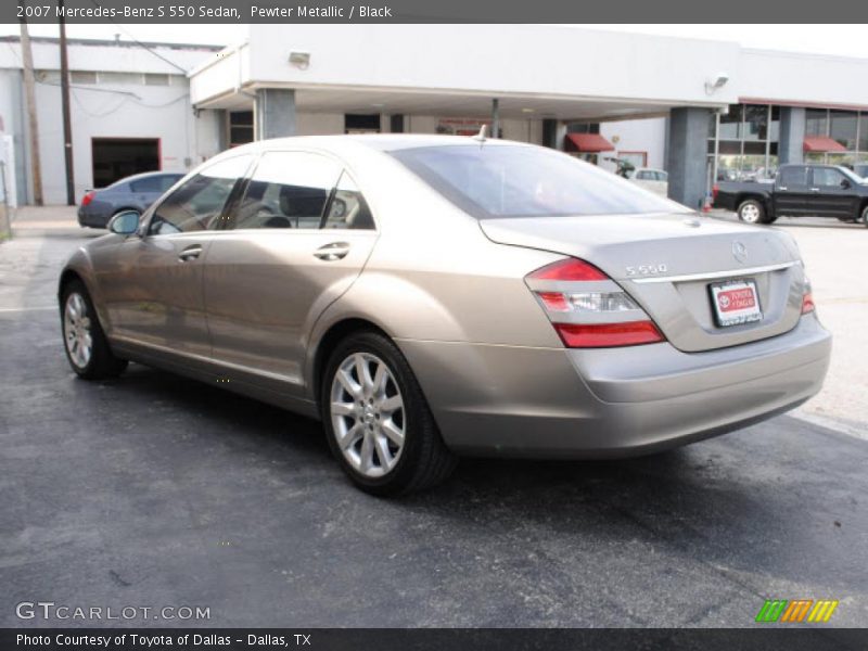 Pewter Metallic / Black 2007 Mercedes-Benz S 550 Sedan