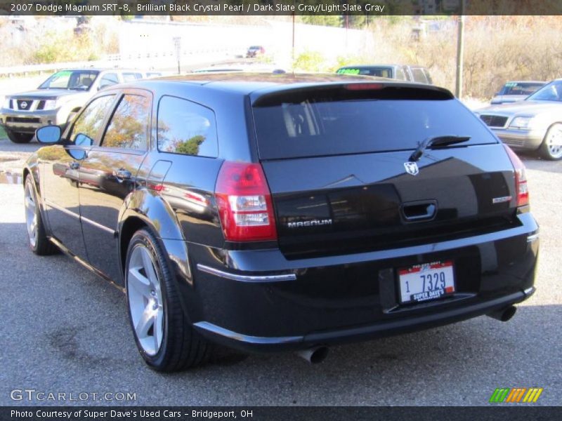 Brilliant Black Crystal Pearl / Dark Slate Gray/Light Slate Gray 2007 Dodge Magnum SRT-8