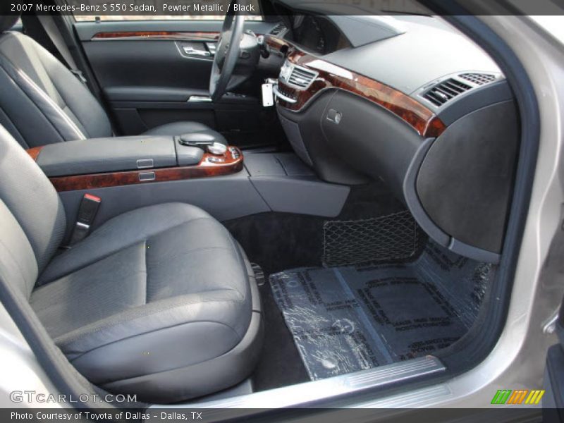 Pewter Metallic / Black 2007 Mercedes-Benz S 550 Sedan