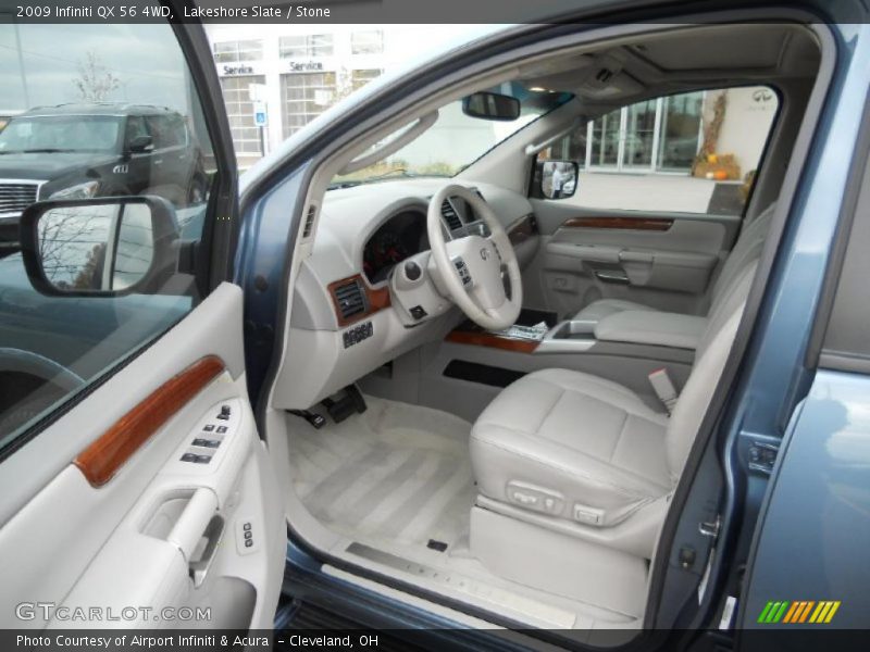 Stone Interior - 2009 QX 56 4WD 