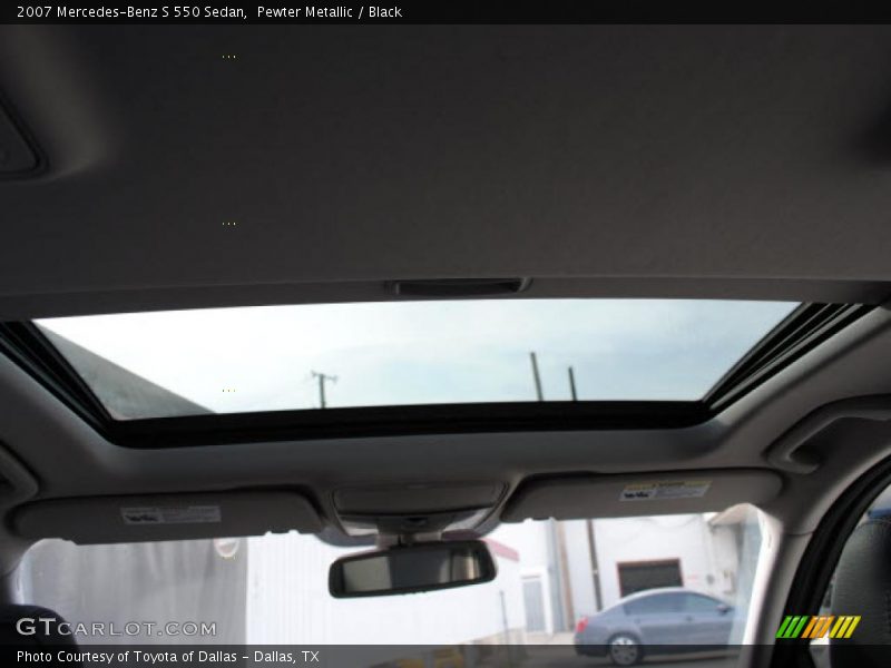 Pewter Metallic / Black 2007 Mercedes-Benz S 550 Sedan