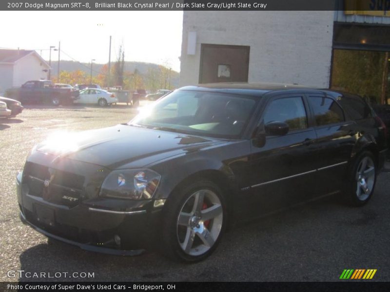 Brilliant Black Crystal Pearl / Dark Slate Gray/Light Slate Gray 2007 Dodge Magnum SRT-8
