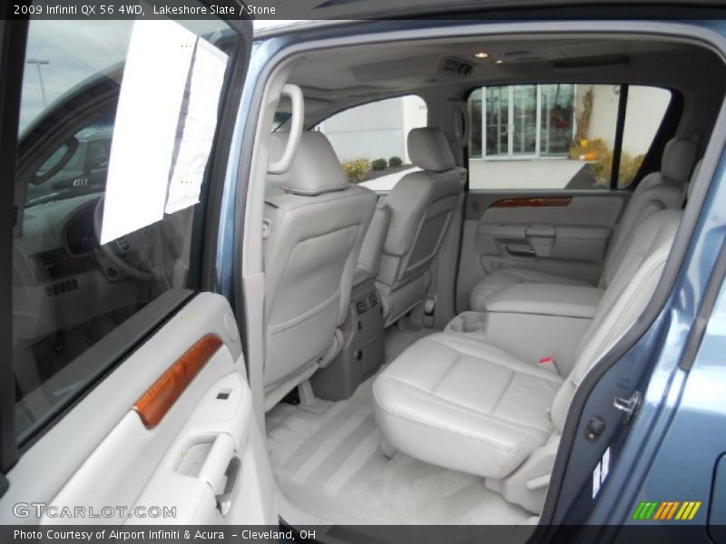  2009 QX 56 4WD Stone Interior