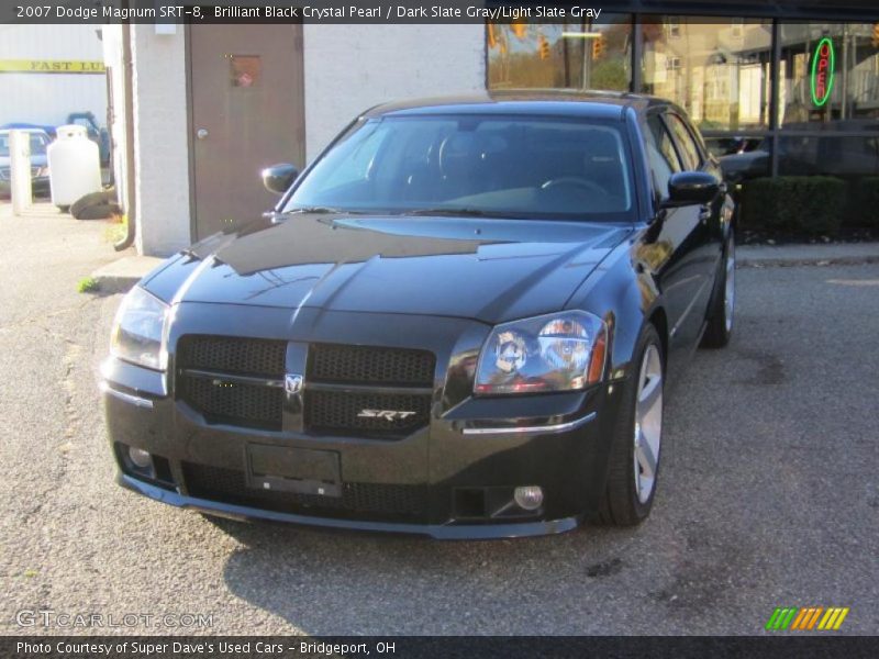 Brilliant Black Crystal Pearl / Dark Slate Gray/Light Slate Gray 2007 Dodge Magnum SRT-8
