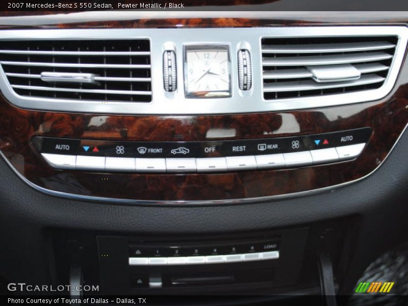 Pewter Metallic / Black 2007 Mercedes-Benz S 550 Sedan