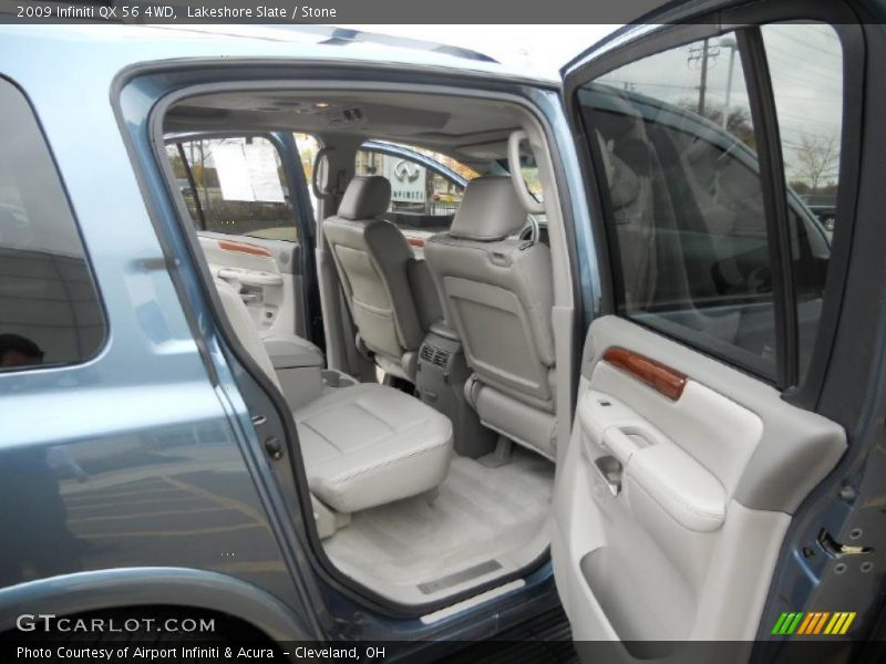  2009 QX 56 4WD Stone Interior