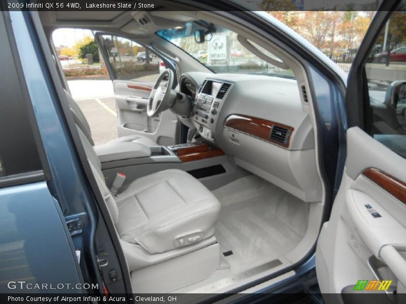  2009 QX 56 4WD Stone Interior