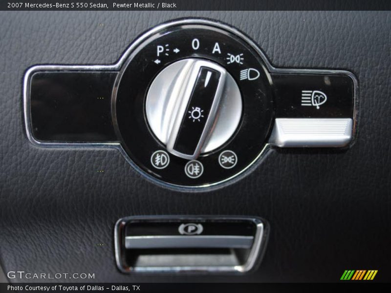 Pewter Metallic / Black 2007 Mercedes-Benz S 550 Sedan