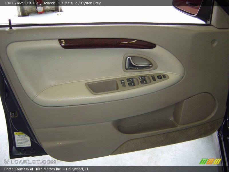 Atlantic Blue Metallic / Oyster Grey 2003 Volvo S40 1.9T