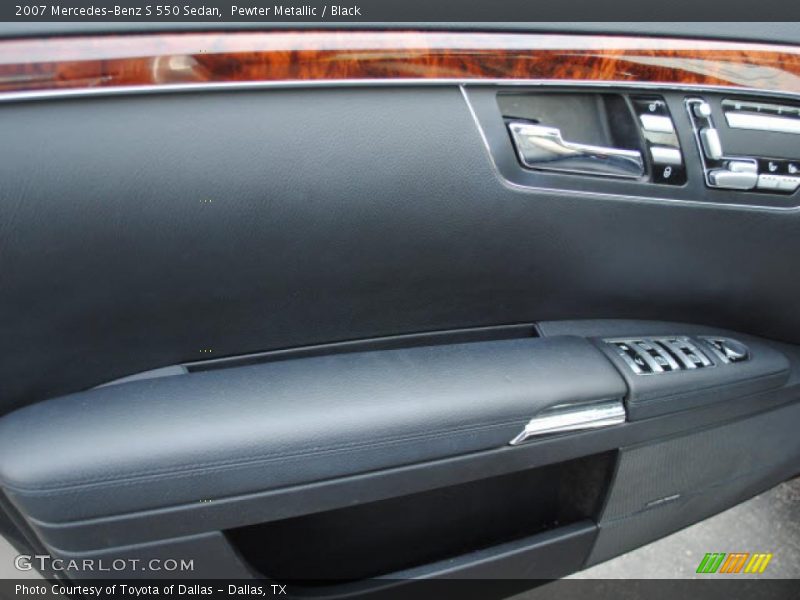 Pewter Metallic / Black 2007 Mercedes-Benz S 550 Sedan