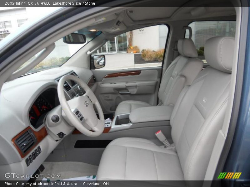  2009 QX 56 4WD Stone Interior
